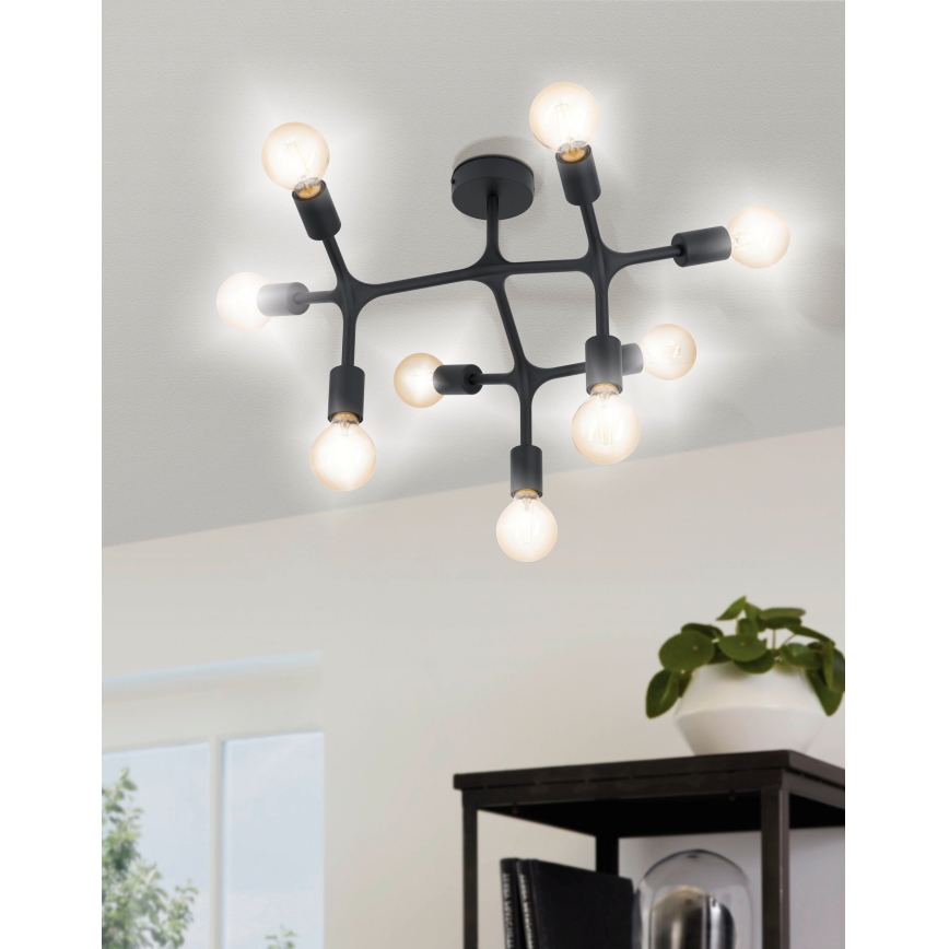 Eglo - Přisazený lustr 9xE27/60W/230V