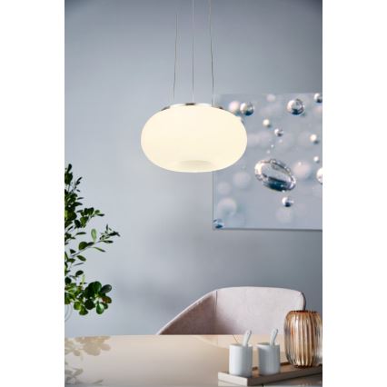 Eglo - LED RGB Stmívatelný lustr na lanku OPTICA-C LED/21W/230V pr. 37,5 cm