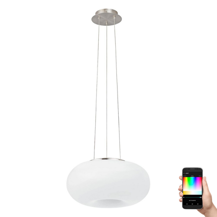 Eglo - LED RGB Stmívatelný lustr na lanku OPTICA-C LED/26,8W/230V pr. 44,5 cm