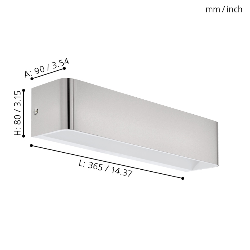 Eglo - LED Nástěnné svítidlo LED/12W/230V