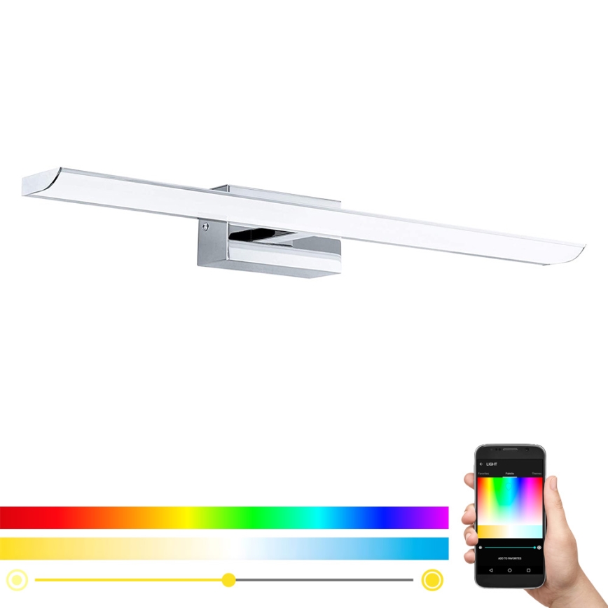 Eglo - LED RGB Stmívatelné koupelnové osvětlení LED/15,6W/230V IP44 + dálkové ovládání