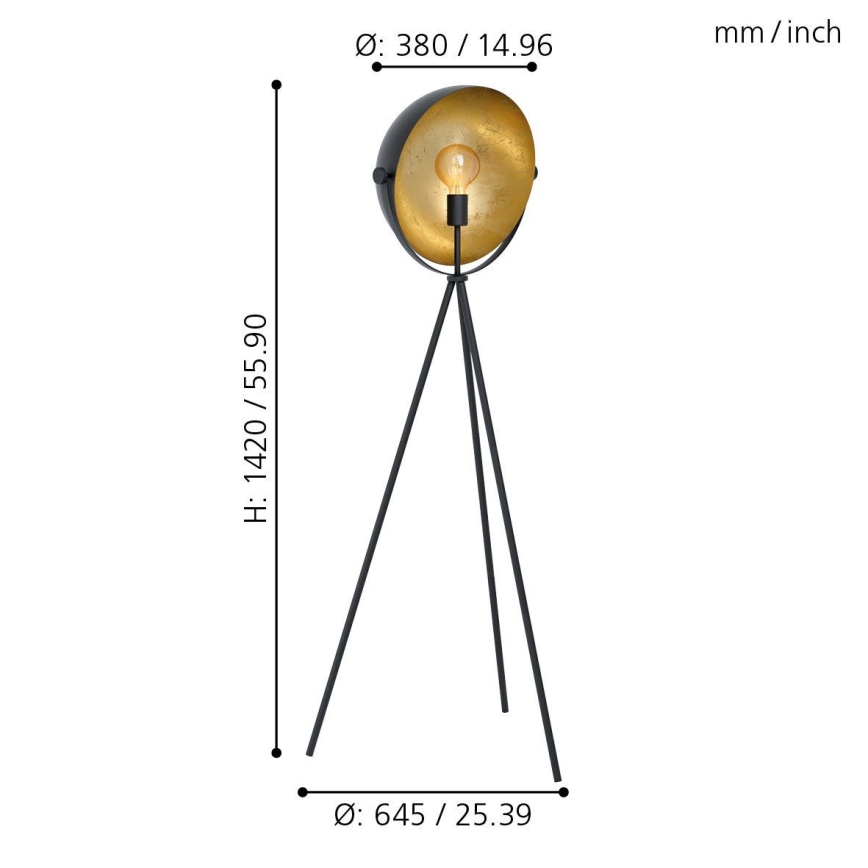 Eglo - Stojací lampa 1xE27/40W/230V