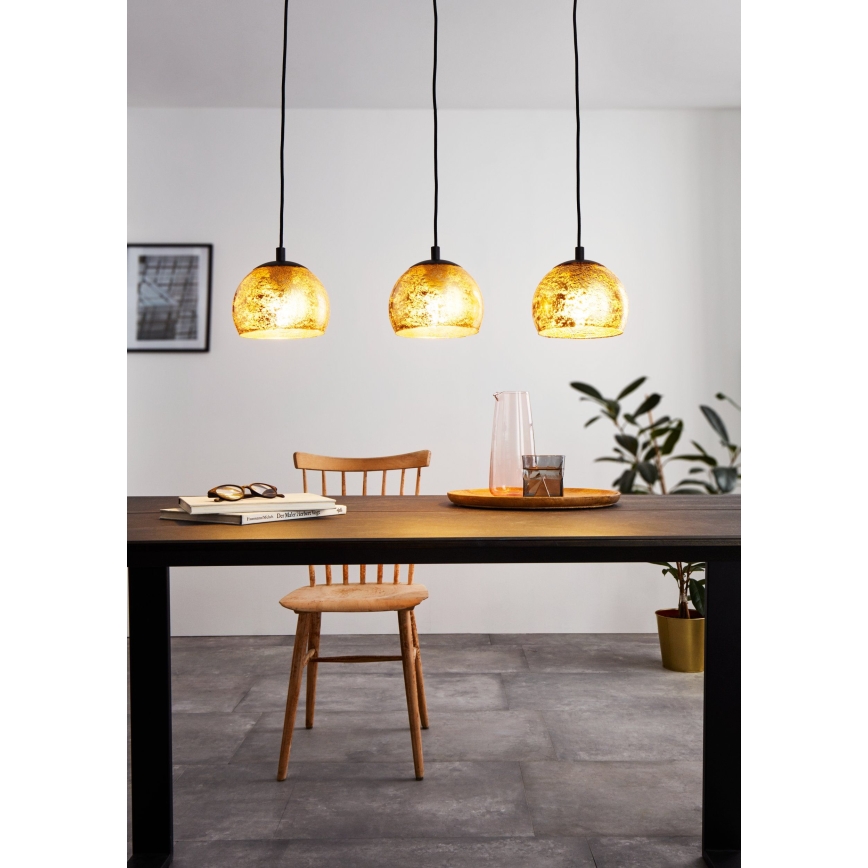 Eglo - Lustr na lanku 3xE27/40W/230V