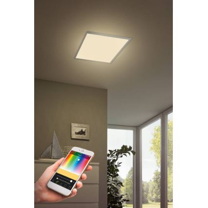 Eglo - LED RGB Stmívatelné stropní svítidlo TURCONA-C LED/20W/230V + dálkové ovládání