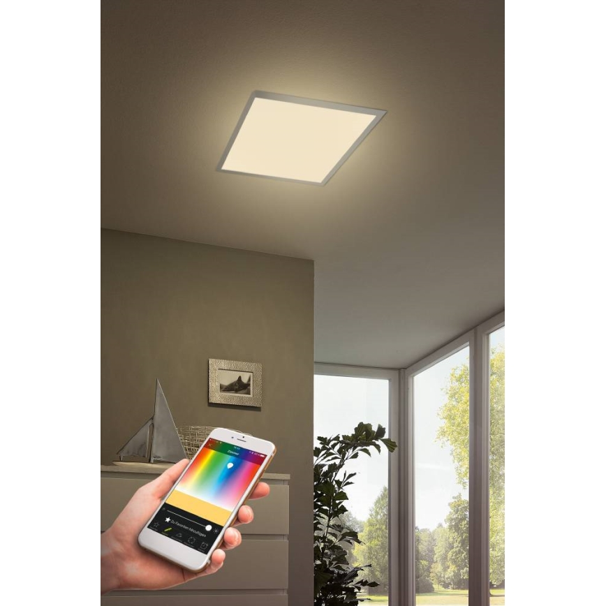 Eglo - LED RGB Stmívatelné stropní svítidlo TURCONA-C LED/20W/230V + dálkové ovládání