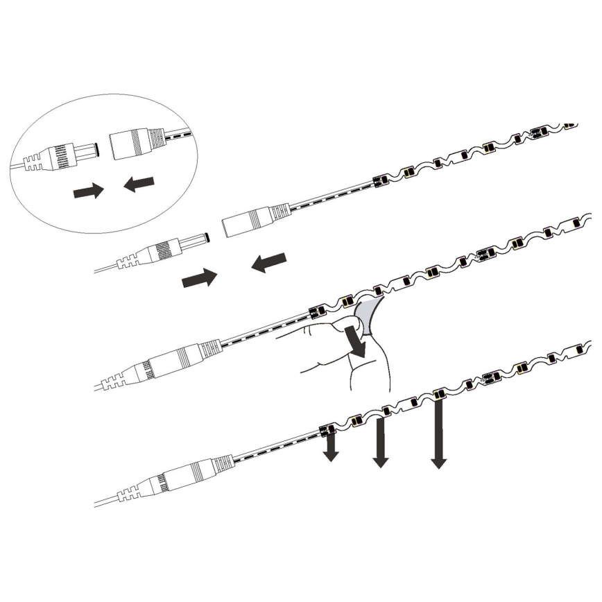 Eglo - LED Pásek LED/9,6W/230V/24V 2m