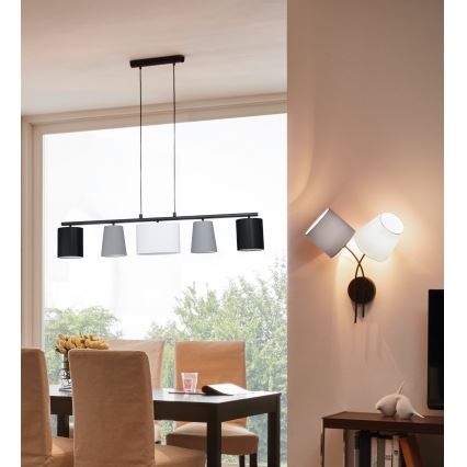 Eglo - LED Lustr na lanku 5xE14/25W/230V