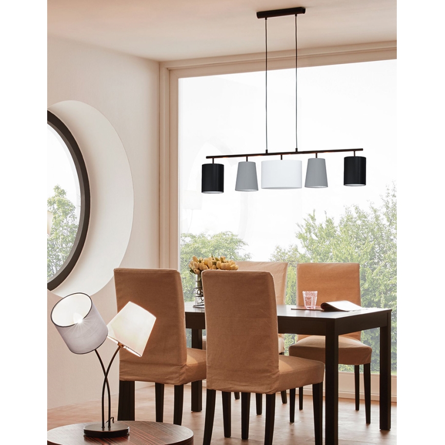 Eglo - LED Lustr na lanku 5xE14/25W/230V