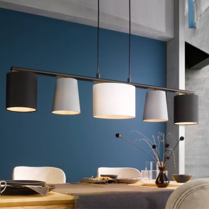 Eglo - LED Lustr na lanku 5xE14/25W/230V