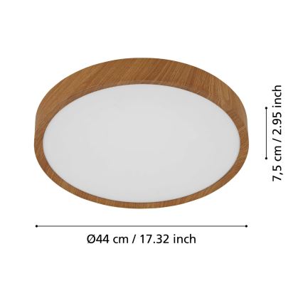 Eglo - LED Stropní svítidlo LED/33,5W/230V