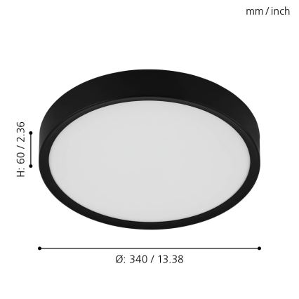 Eglo - LED Stropní svítidlo LED/16,8W/230V