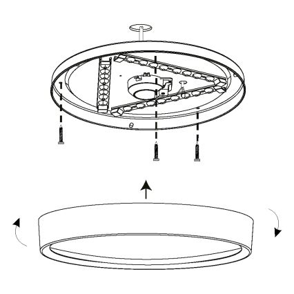 Eglo - LED Stropní svítidlo LED/16,8W/230V