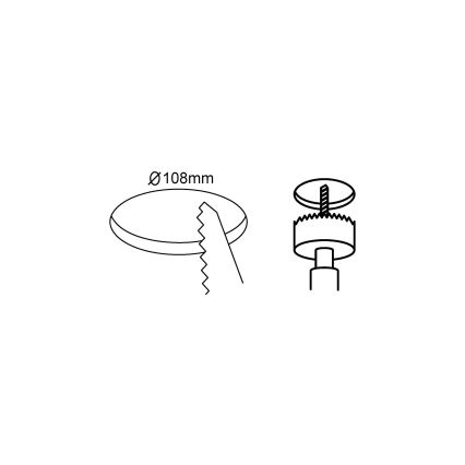 Eglo 98631 - SADA 3x LED Podhledové svítidlo FUEVA 3xLED/5W/230V