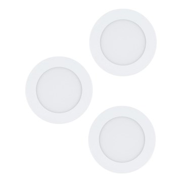 Eglo 98631 - SADA 3x LED Podhledové svítidlo FUEVA LED/5W/230V pr. 12 cm