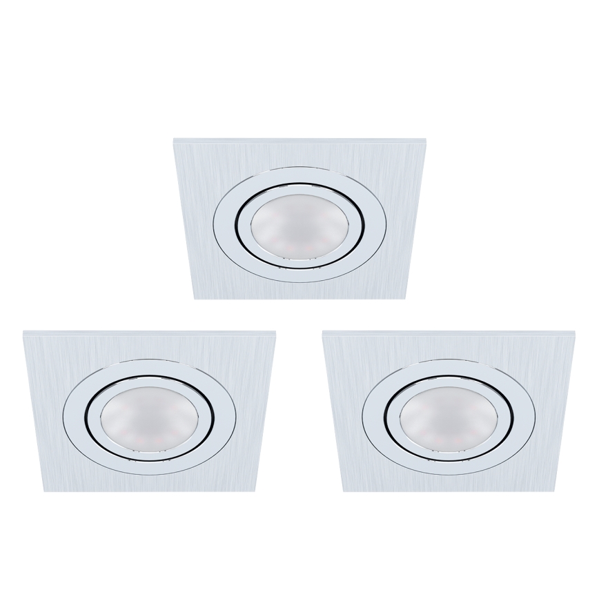 Eglo - SADA 3xLED Podhledové svítidlo AREITIO 3xGU10/5W/230V