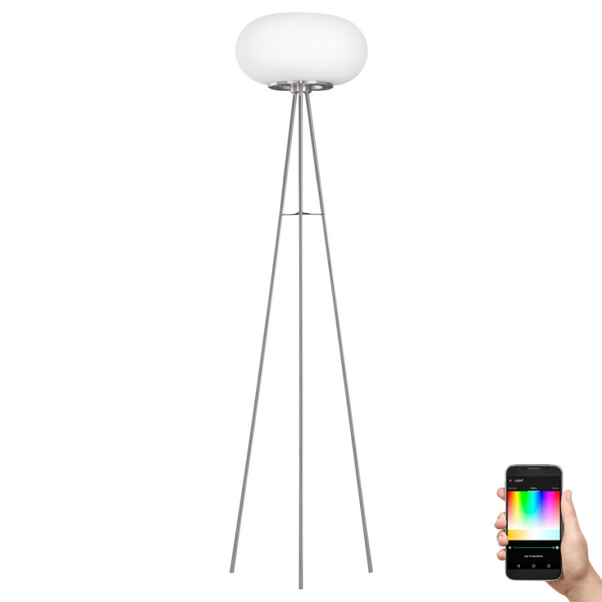 Eglo - LED RGB Stmívatelná stojací lampa OPTICA-C LED/17W/230V pr. 56 cm