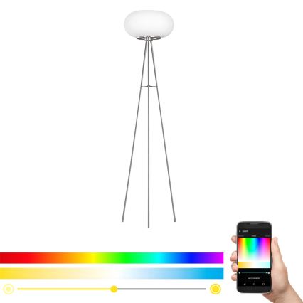 Eglo - LED RGB Stmívatelná stojací lampa OPTICA-C LED/17W/230V pr. 56 cm