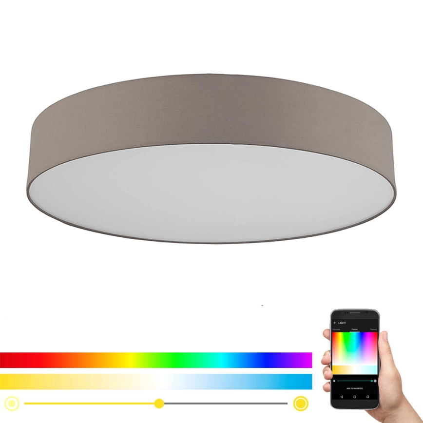 Eglo - LED RGB Stmívatelné stropní svítidlo ROMAO-C LED/42W/230V + dálkové ovládání