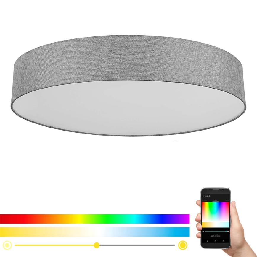 Eglo - LED RGB Stmívatelné stropní svítidlo ROMAO-C LED/42W/230V + dálkové ovládání
