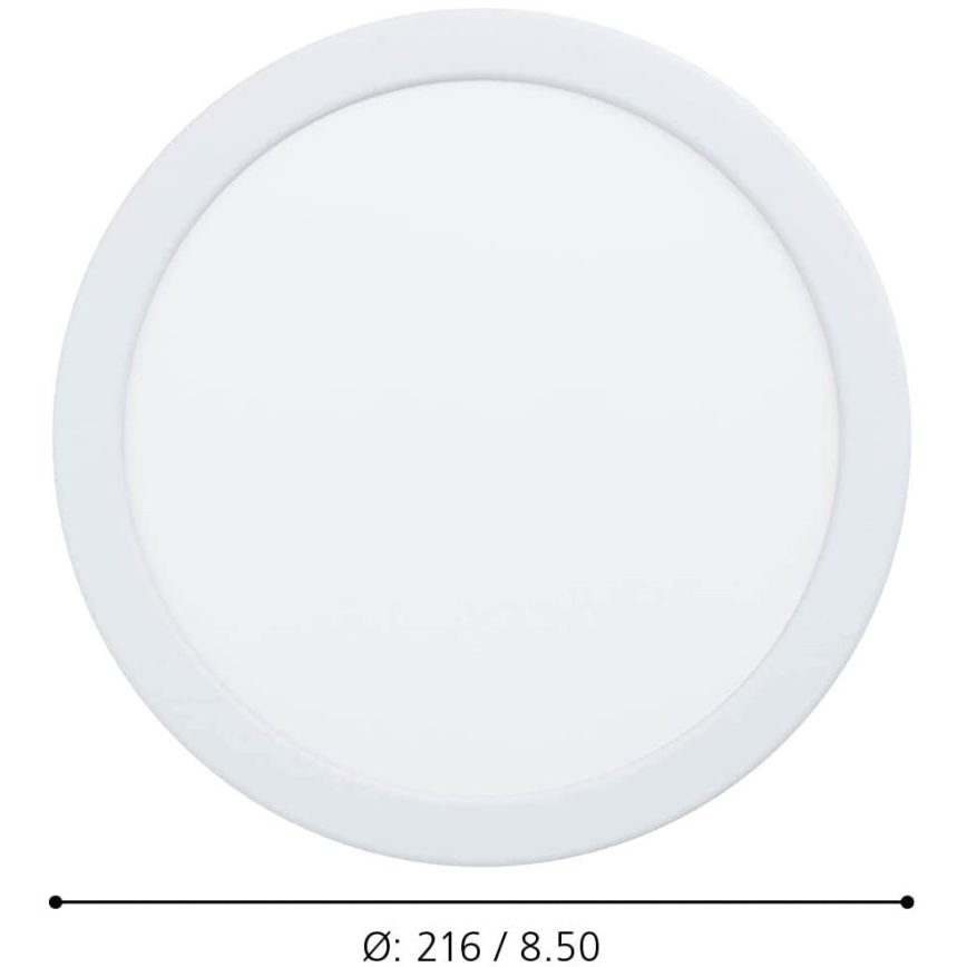 Eglo - LED Stmívatelné koupelnové podhledové svítidlo LED/16,5W/230V IP44 ZigBee
