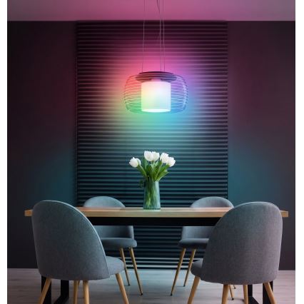 Eglo - LED RGB Stmívatelný lustr na lanku BRIAGLIA-C LED/24,8W/230V