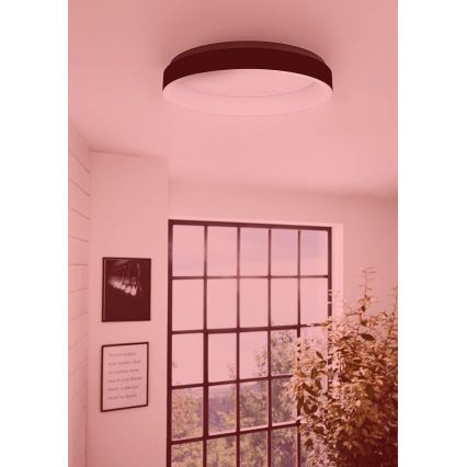 Eglo - LED RGB Stmívatelné stropní svítidlo MARGHERA-C LED/27W/230V