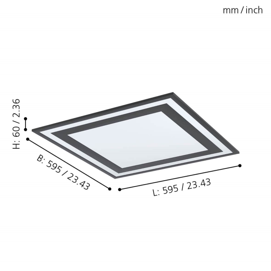 Eglo - LED Stropní svítidlo LED/36W/230V