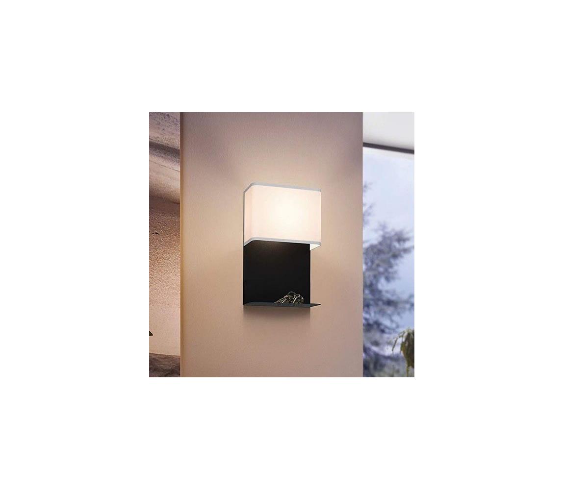 Eglo 99069 - LED Nástěnné svítidlo s poličkou GALDAKAO LED/5,4W/230V 99069 Černá,Bílá