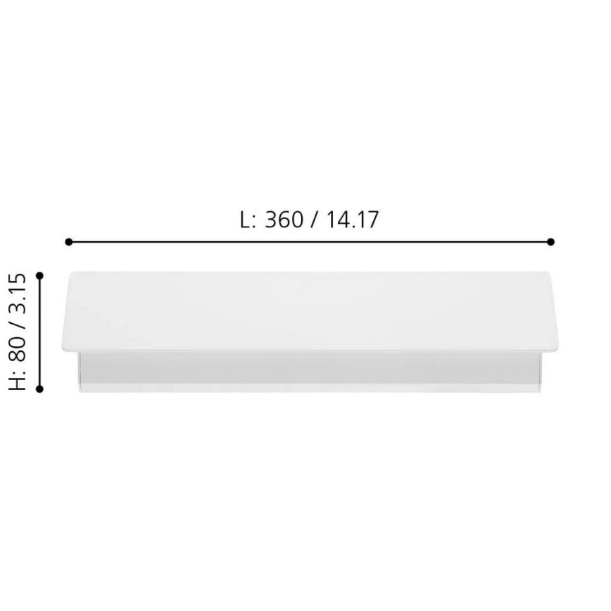 Eglo - LED Nástěnné svítidlo LED/12W/230V