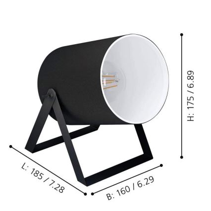 Eglo - Stolní lampa 1xE27/25W/230V