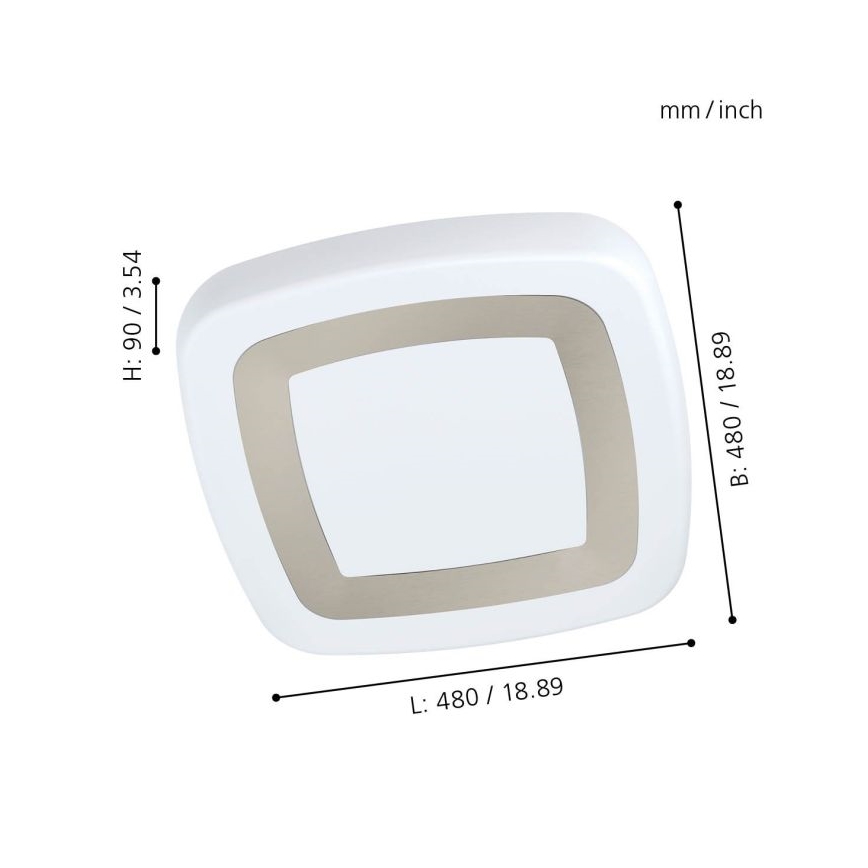 Eglo - LED Stropní svítidlo LED/22W/230V