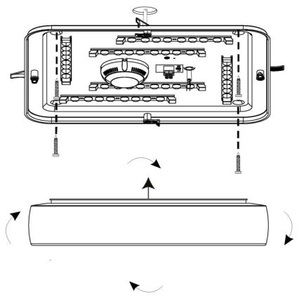 Eglo - LED Stropní svítidlo LED/22W/230V