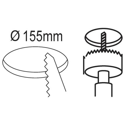 Eglo - LED Podhledové svítidlo LED/10,5W/230V