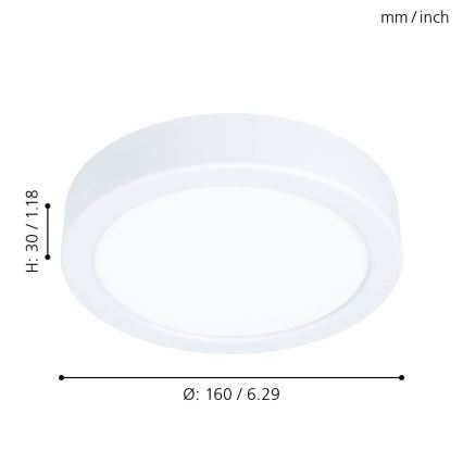 Eglo - LED Stropní svítidlo LED/10,5W/230V