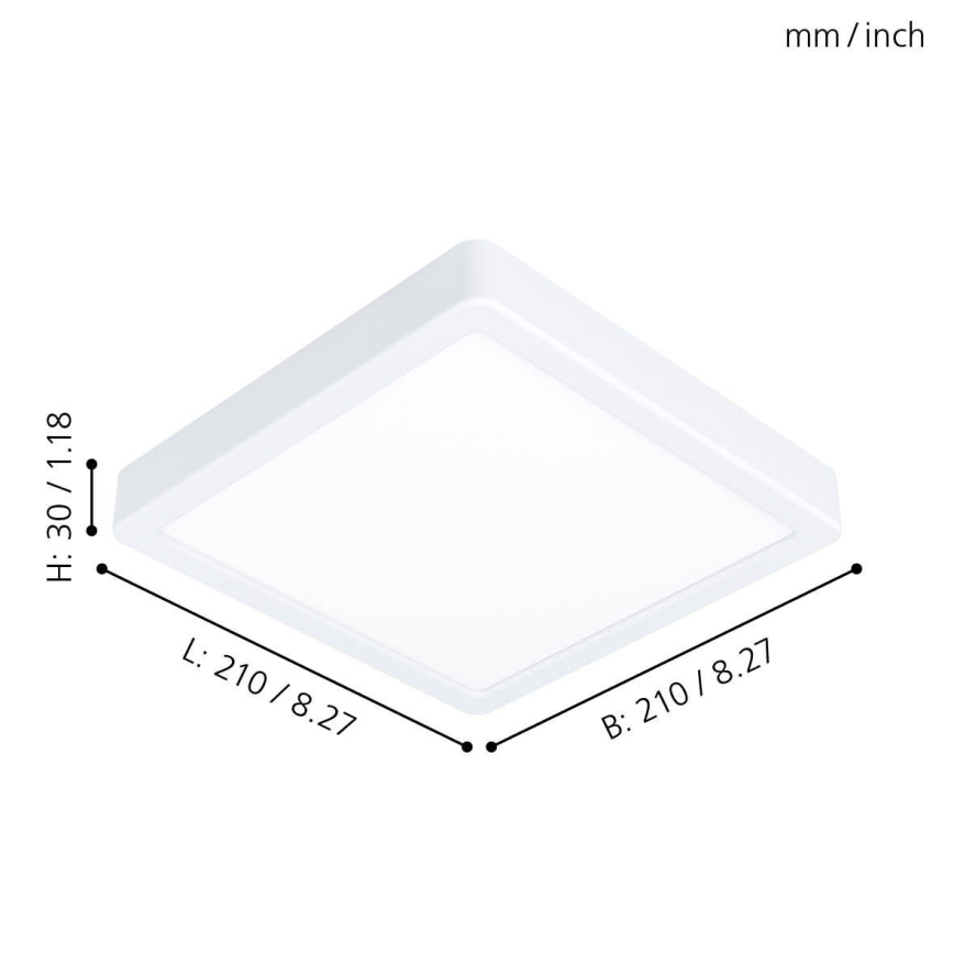 Eglo - LED Stropní svítidlo LED/16,5W/230V