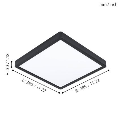 Eglo - LED Stropní svítidlo LED/20W/230V