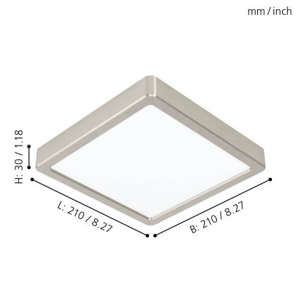 Eglo - LED Stropní svítidlo LED/16,5W/230V