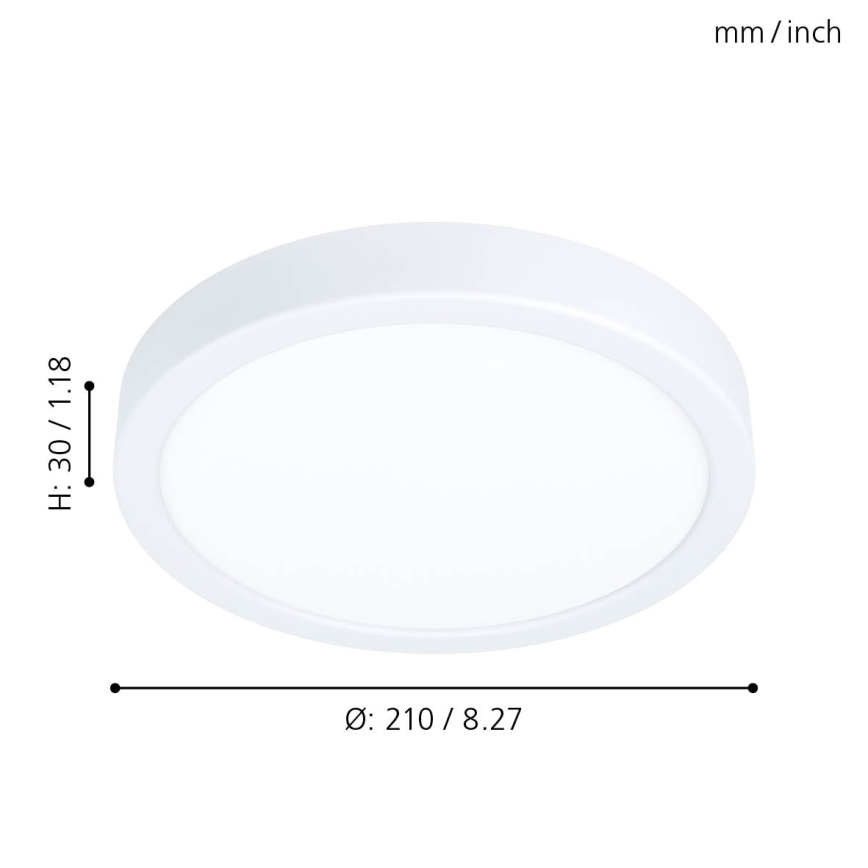 Eglo - LED Stmívatelné stropní svítidlo LED/16,5W/230V