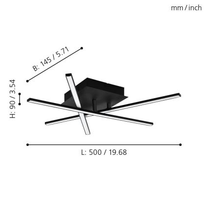 Eglo - LED Stropní svítidlo LED/3,5W/230V