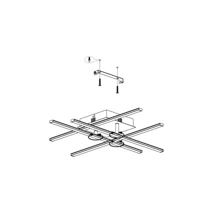 Eglo - LED Stropní svítidlo LED/5,2W/230V