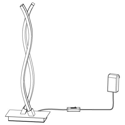 Eglo - LED Stolní lampa LED/10W/230V