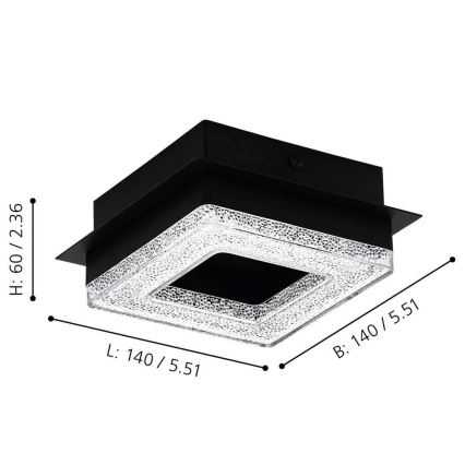 Eglo - LED Stropní svítidlo 4xLED/4W/230V