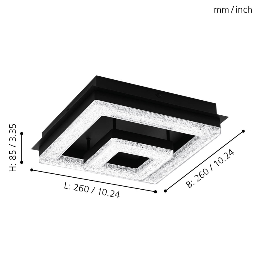 Eglo - LED Stropní svítidlo LED/12W/230V