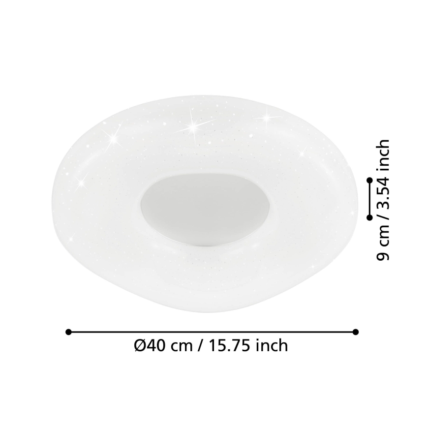 Eglo - LED Stmívatelné stropní svítidlo LED/18W/230V + dálkové ovládání