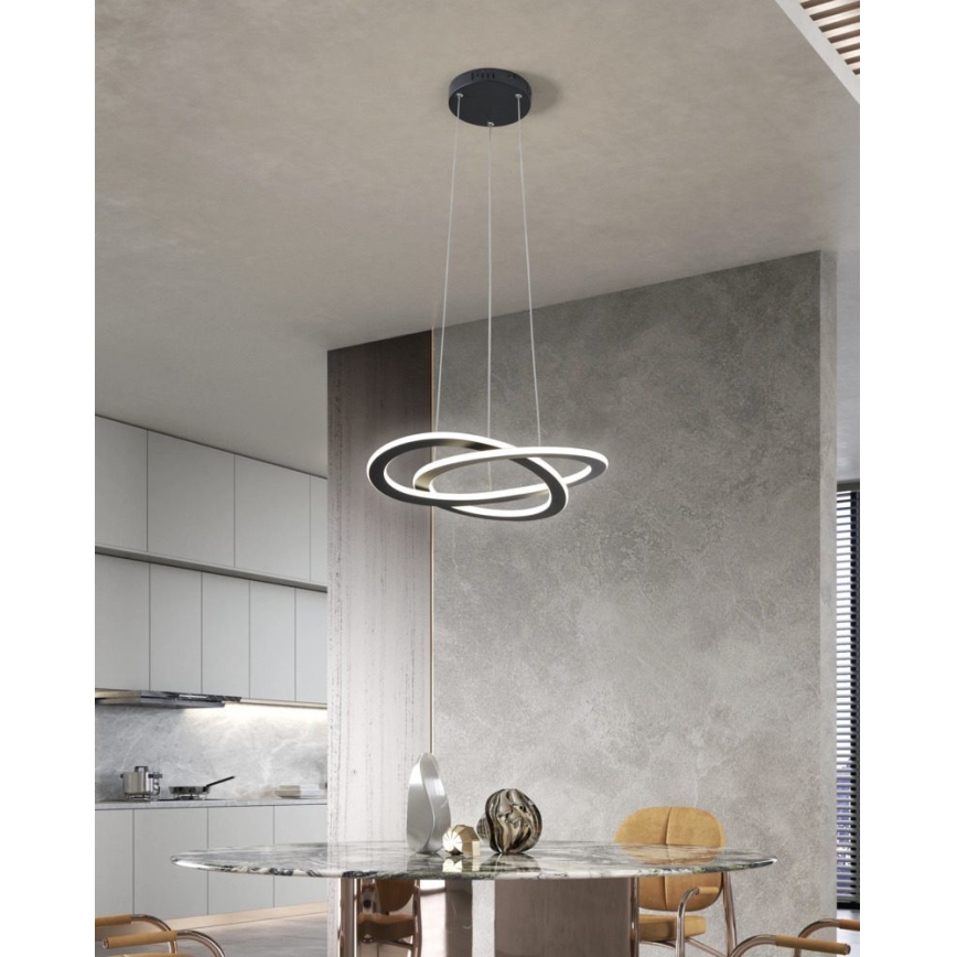 Eglo 99396 - LED Lustr na lanku ROLIMARE LED/35W/230V