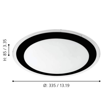 Eglo - LED Stropní svítidlo LED/18W/230V