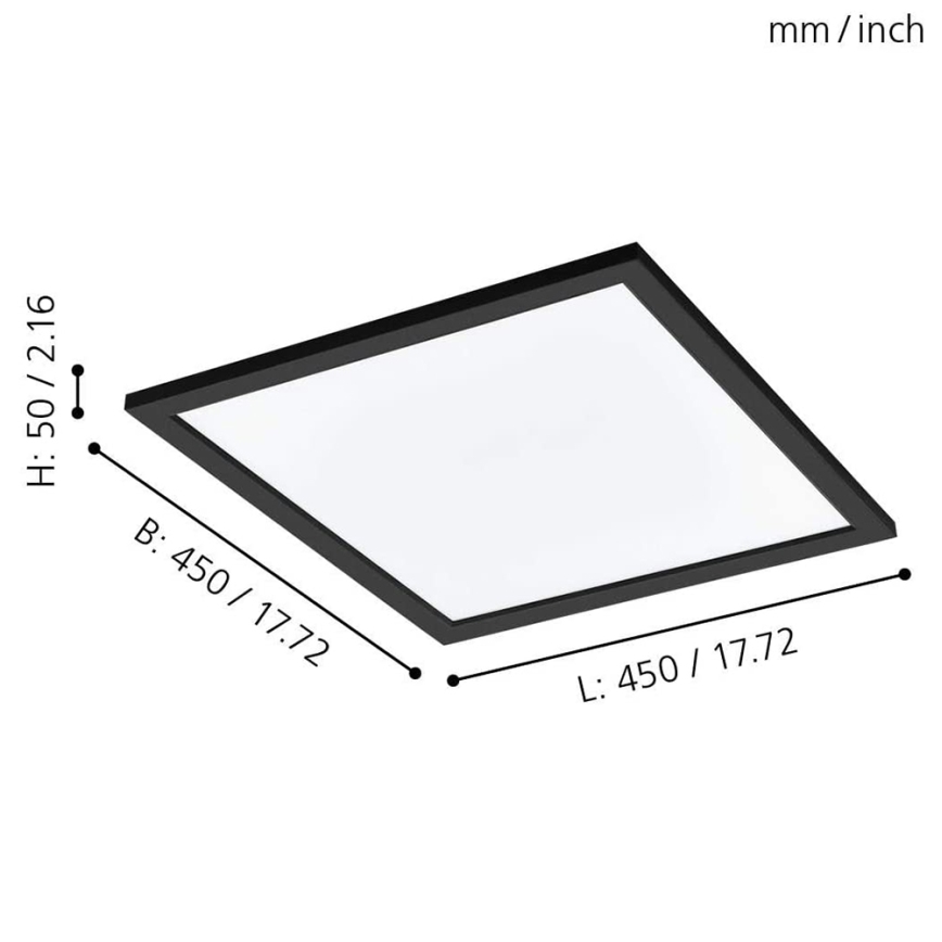 Eglo - LED RGBW Stmívatelné stropní svítidlo SALOBRENA-C LED/20W/230V + dálkové ovládání