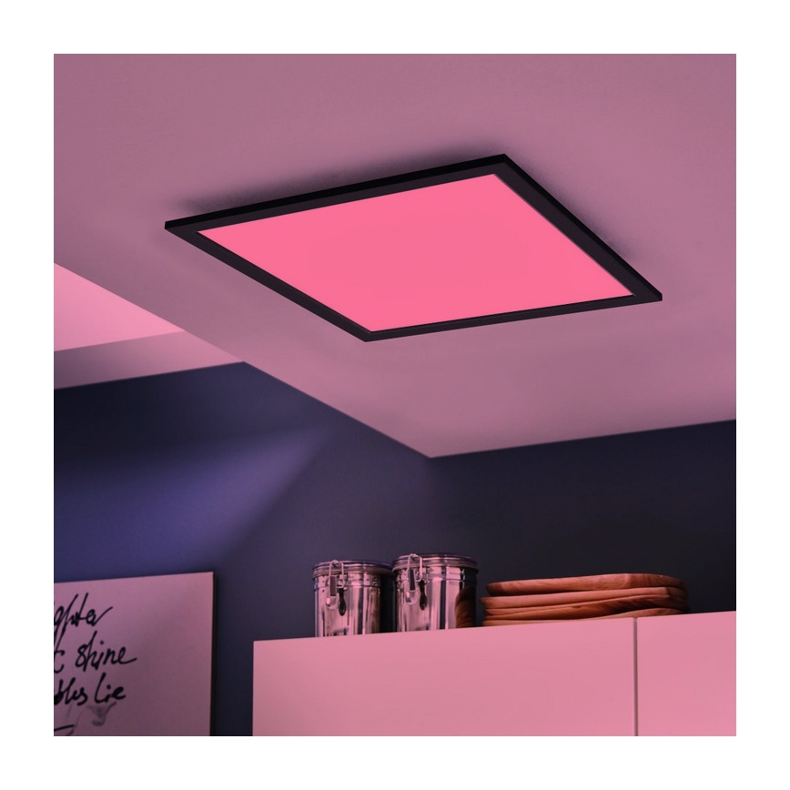 Eglo - LED RGB Stmívatelné stropní svítidlo SALOBRENA-C LED/30,5W/230V + dálkové ovládání