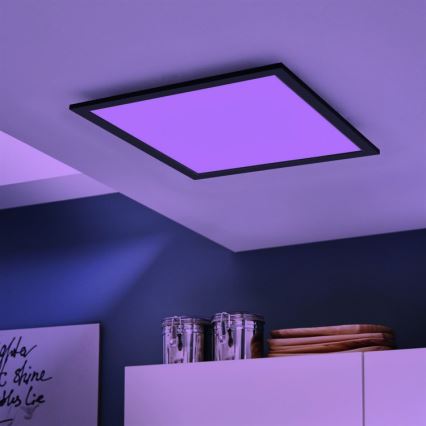 Eglo - LED RGB Stmívatelné stropní svítidlo SALOBRENA-C LED/30,5W/230V + dálkové ovládání
