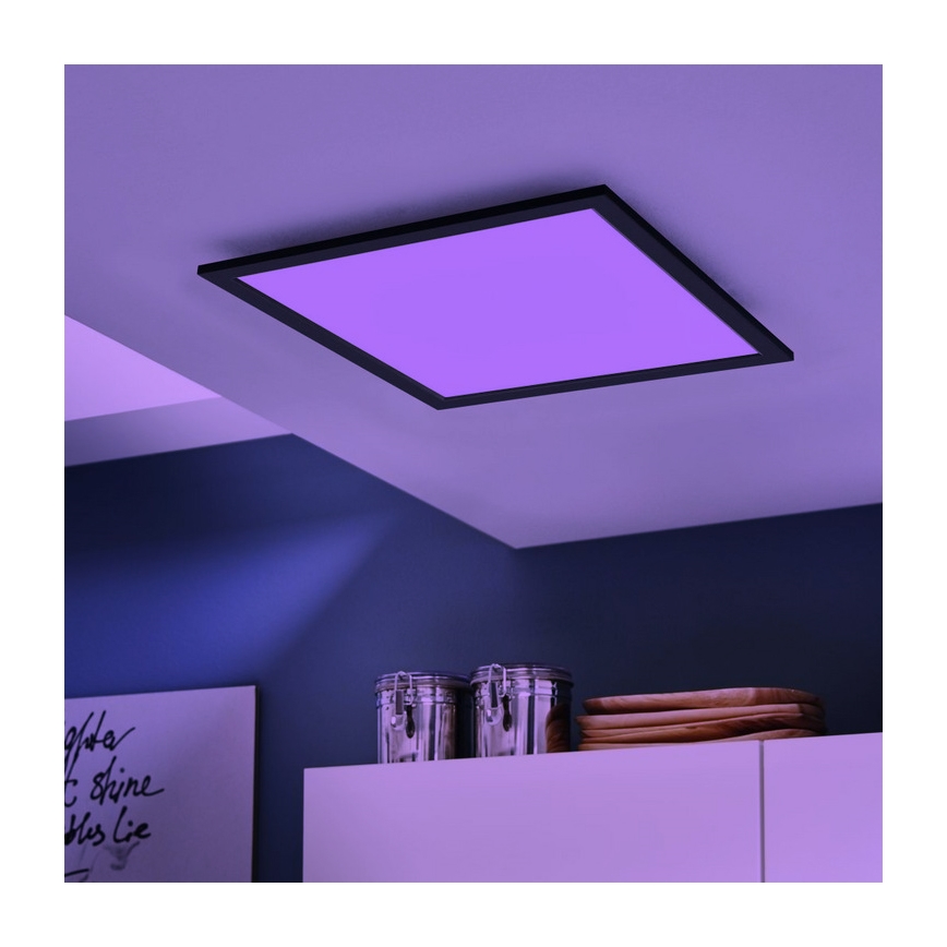 Eglo - LED RGB Stmívatelné stropní svítidlo SALOBRENA-C LED/30,5W/230V + dálkové ovládání
